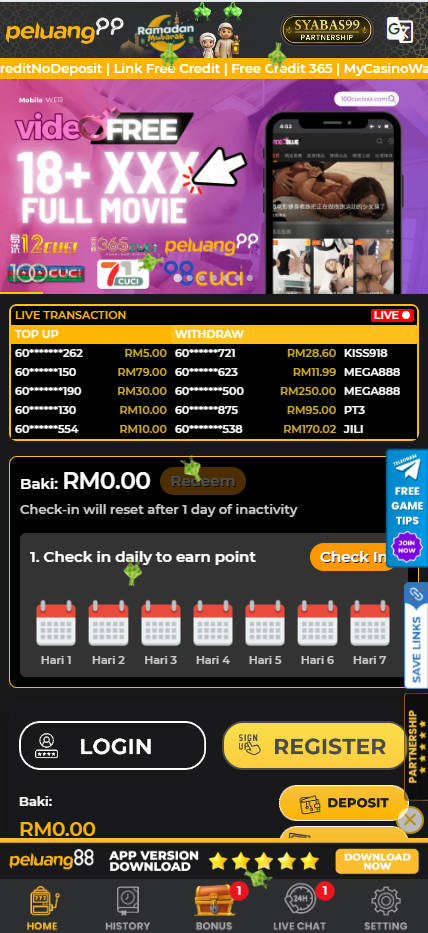 Peluang88 Free Credit - Homepage - ra88a