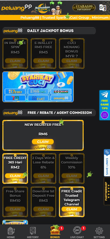 Peluang88 Free Credit - Promotion - ra88a