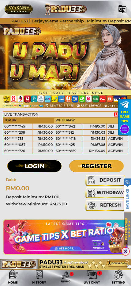 Padu33 - Homepage - ra88a